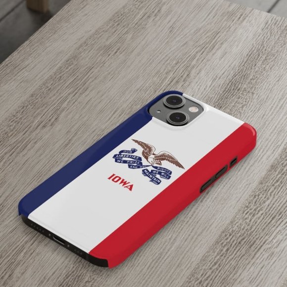 Iowa State Flag Phone Case - Picture 1 of 9